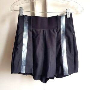 Ultracor women's black shorts with reflective stripe size S small